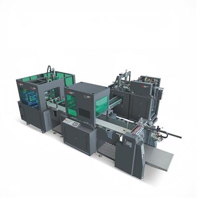PM 자동 엄밀한 상자 만들기 라인 30PCS/Min 자기 서랍 뚜껑 상자 생산 PLC 및 모터 핵심 부품 20KW
